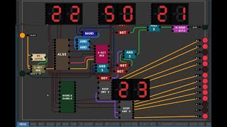 I built a digital clock. You can look what is inside