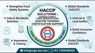 HACCP Consultancy, Training & Certification Support | URGS