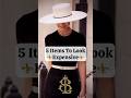 5 Items To Look Expensive⚜️ #shorts #viral #shortvideo #viralvideo #trending #fashion #style