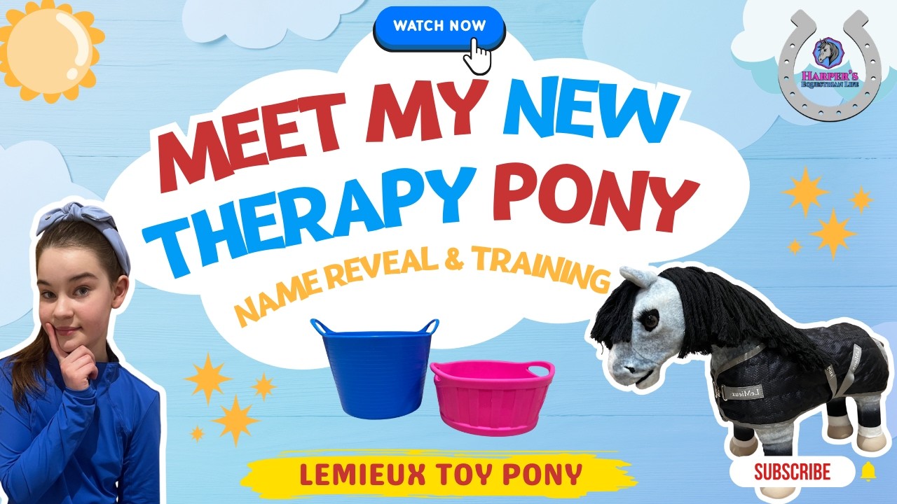 Meet My NEW LeMieux Toy Therapy Pony🐴| Name Reveal And Training💜