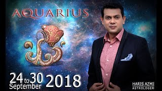 Aquarius Weekly Horoscope from Monday 24th to Sunday 30th September 2018