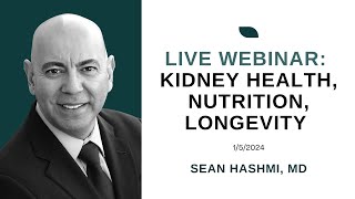 Live Long and Thrive: Livestream with Dr. Sean Hashmi 1/5/24