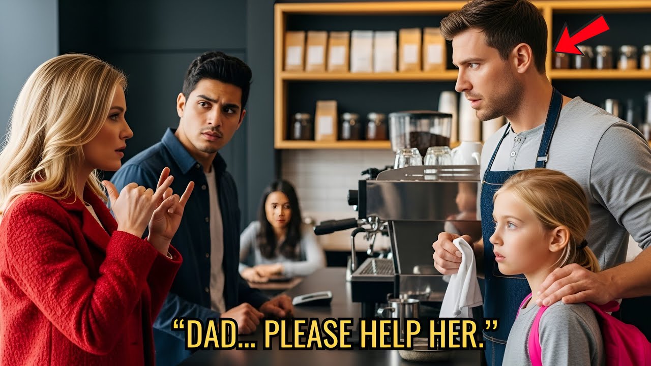 Deaf Woman Struggled to Order Coffee — Until a Single Dad Signed a Message That Lit Up Her Smile