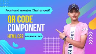 Frontend mentor Challenge #1-QR component card responsive design using html and css.(Beginner level)
