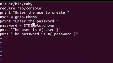 RUBY Protect passwords with NOECHO