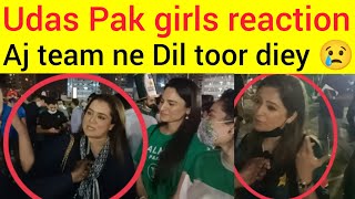 Pak girls Sad at Dubai stadium | Pakistan team Semi final lost vs Australia | ICC T20 World 2021