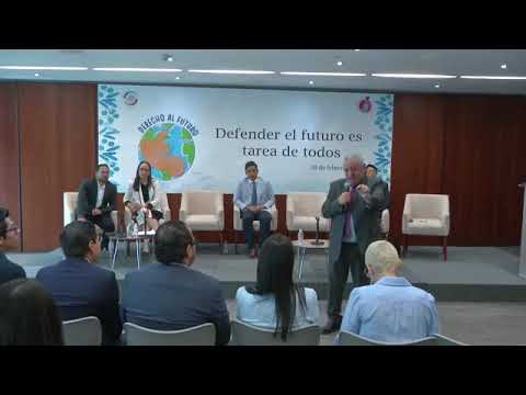 Senador José Alfredo Botello Montes, en el foro “Defender el futuro es tarea de todos”