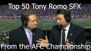 Tony Romo  Sound Effects from 2018 AFC Championship
