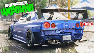 Need for Speed Unbound Gameplay - Nissan Skyline R34 GT-R Customization!