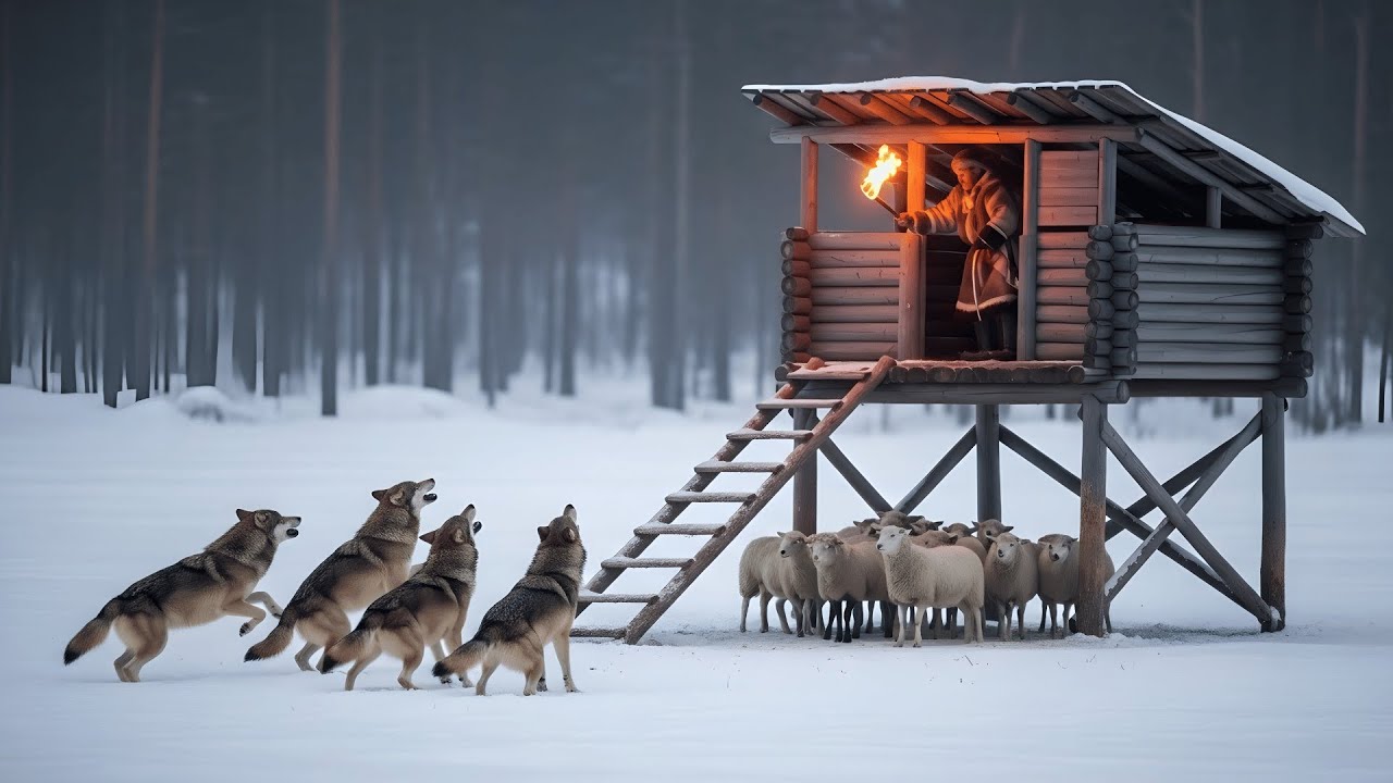85-Year-Old vs 500 Wolves at –65°C | Siberia Survival