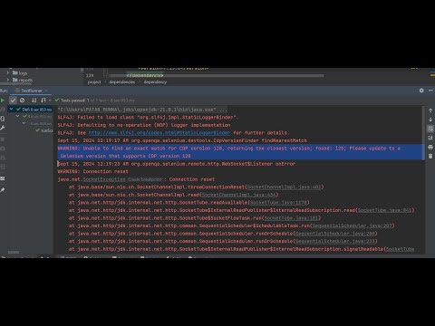 How to Fix CDP Version Mismatch Warning in Selenium | ChromeDriver Update