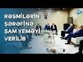 İslamiadanın açılış mərasimində iştirak edən rəsmilərin şərəfinə şam yeməyi verilib