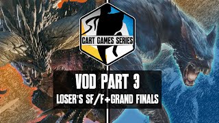 Cart Games Series - Monster Hunter Tournament VOD 3 - Losers Semi/Final + Grand Finals