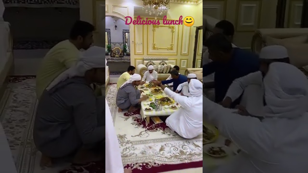 Hamdan Fazza's royal bro together lunch party ❤️