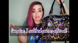 Surprise... Switch Purses w Me! | Featuring My Leopard Print Coach