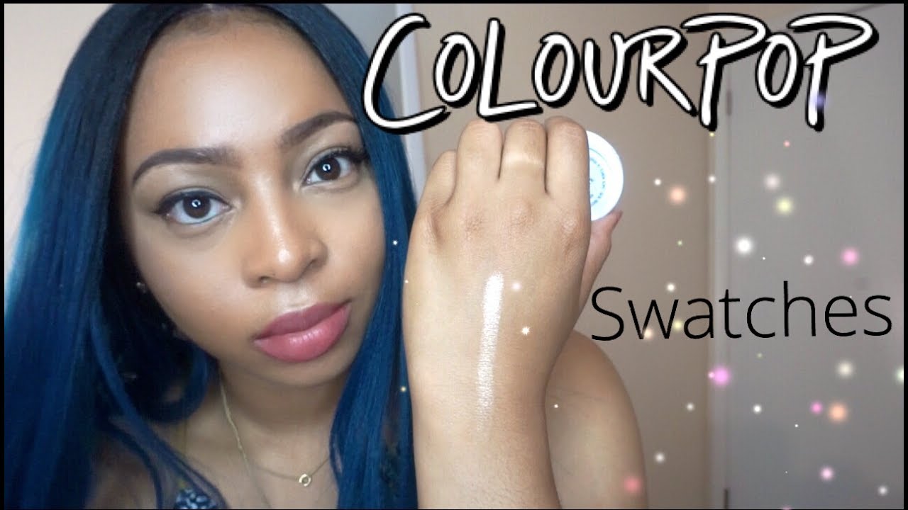 Colourpop swayches| Man Eater Metallic Lip_ Kayla Symone