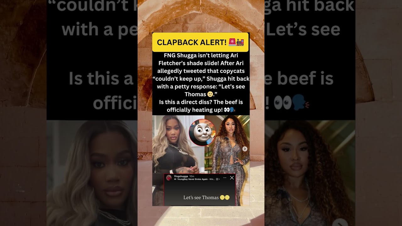 Savage! 🔥 FNG Shugga Roasts Ari Fletcher in Viral Clapback! 🗣️