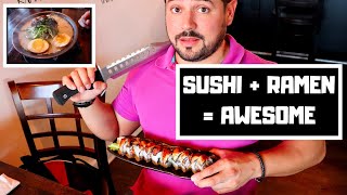 Sports Performance Killer Ramen + Creative Sushi Rolls = A Damn Good Time!!!