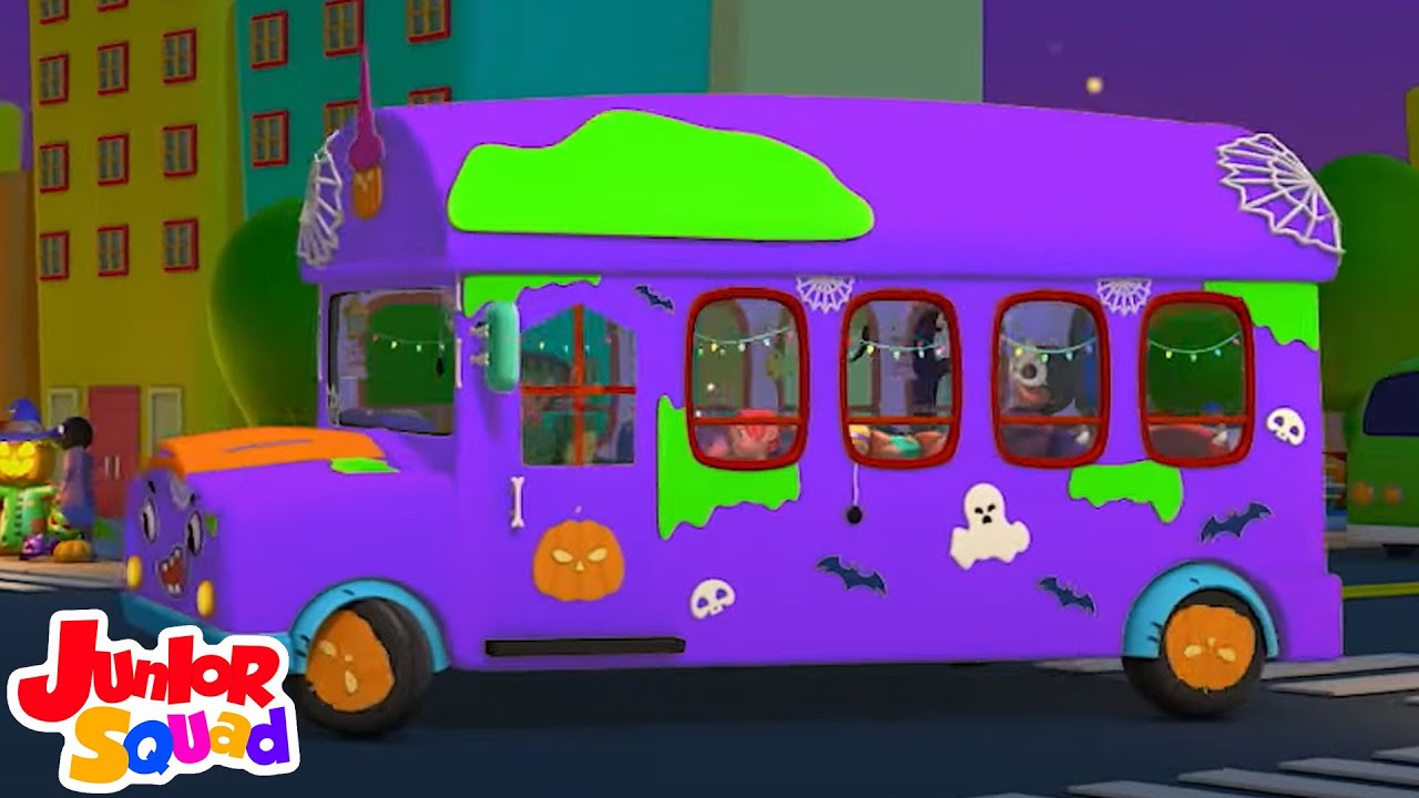 ⁣Monstre Ride,Roues Sur le Bus + Chanson d'Halloween pour les Enfants