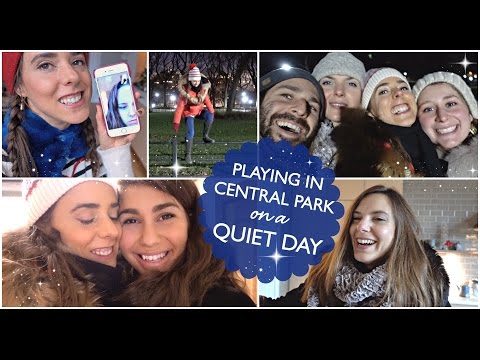 PLAYING IN CENTRAL PARK ON A QUIET DAY