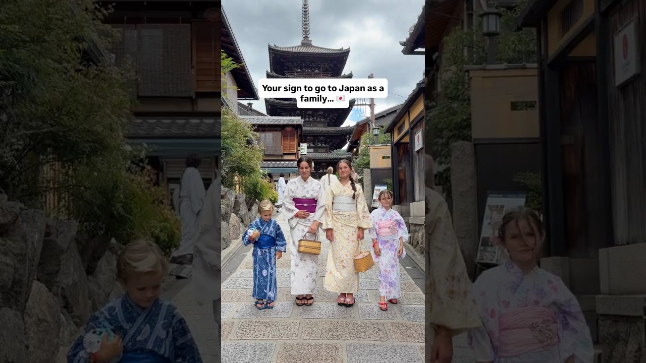 Your sign to go to Japan as a family… 🇯🇵 Our Japan vlog is now live!!!