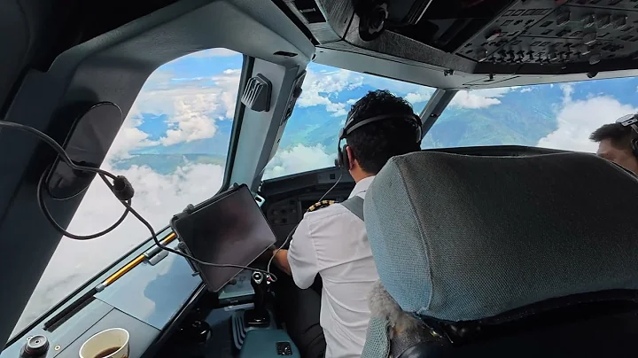 Airbus A319 Landing in Paro – Narrow Runway & Mountain Approach | Cockpit View