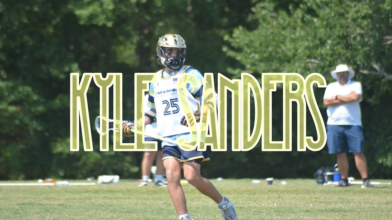 Kyle Sanders (Class of 2024) Summer 2022 Lacrosse Highlights YouTube