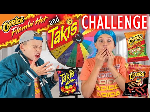 SPICY Hot Cheetos & Takis Challenge!