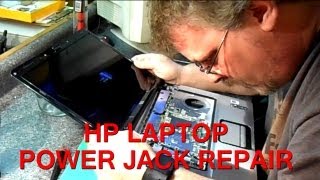 HP Pavilion DV6000 Series Laptop Power Jack Repair - YouTube