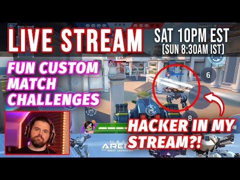 Mech Arena LIVESTREAM 3.5.22 | Fun Custom Match Challenges | Mech Arena Live Gameplay