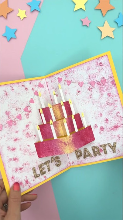 Pop-Up✨BiRTHDaY CaKe✨Paper Crafts 🎂 🥳