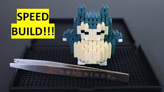 Snorlax Pokémon Nanoblock Speed Build (NBPM_012)