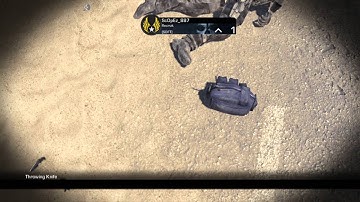 Call of Duty® Ghost across map throwing knife