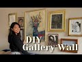 CREATING ART FOR MY LIVING ROOM GALLERY WALL 🌱paint with me + aquarium visit 🌧 dreamy art vlog