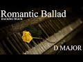 Emotional pop rock piano in d backing track  romantic ballad