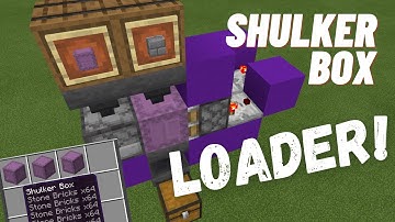 Easy Shulker Box Loader Tutorial | Minecraft Bedrock 1.16+