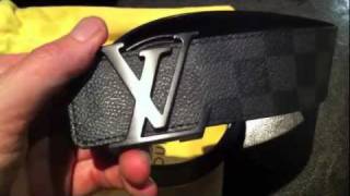 Louis Vuitton Initiales Belt Damier Graphite Authentic Unboxing Review