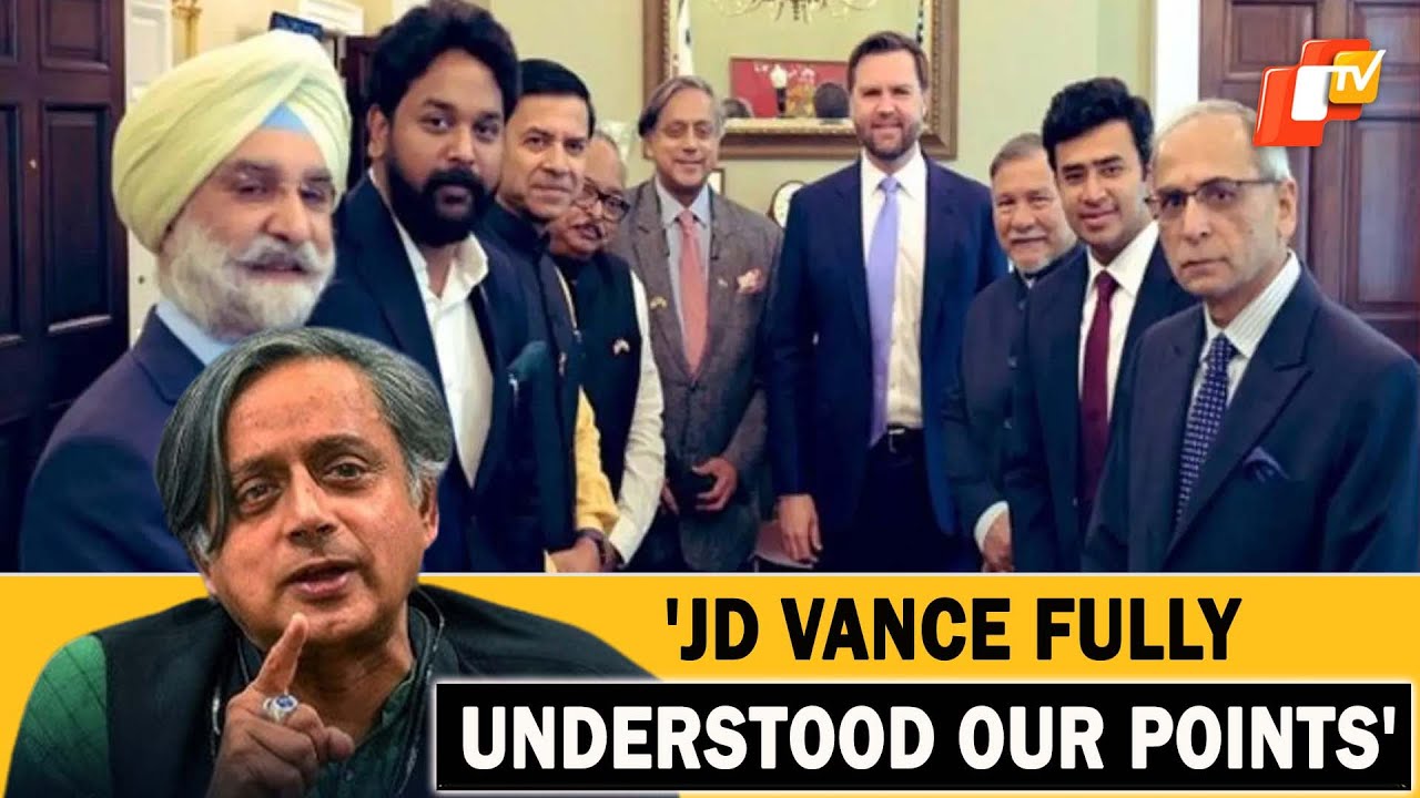 Congress MP Shashi Tharoor On Meeting US VP JD Vance | OTV News English | OTV