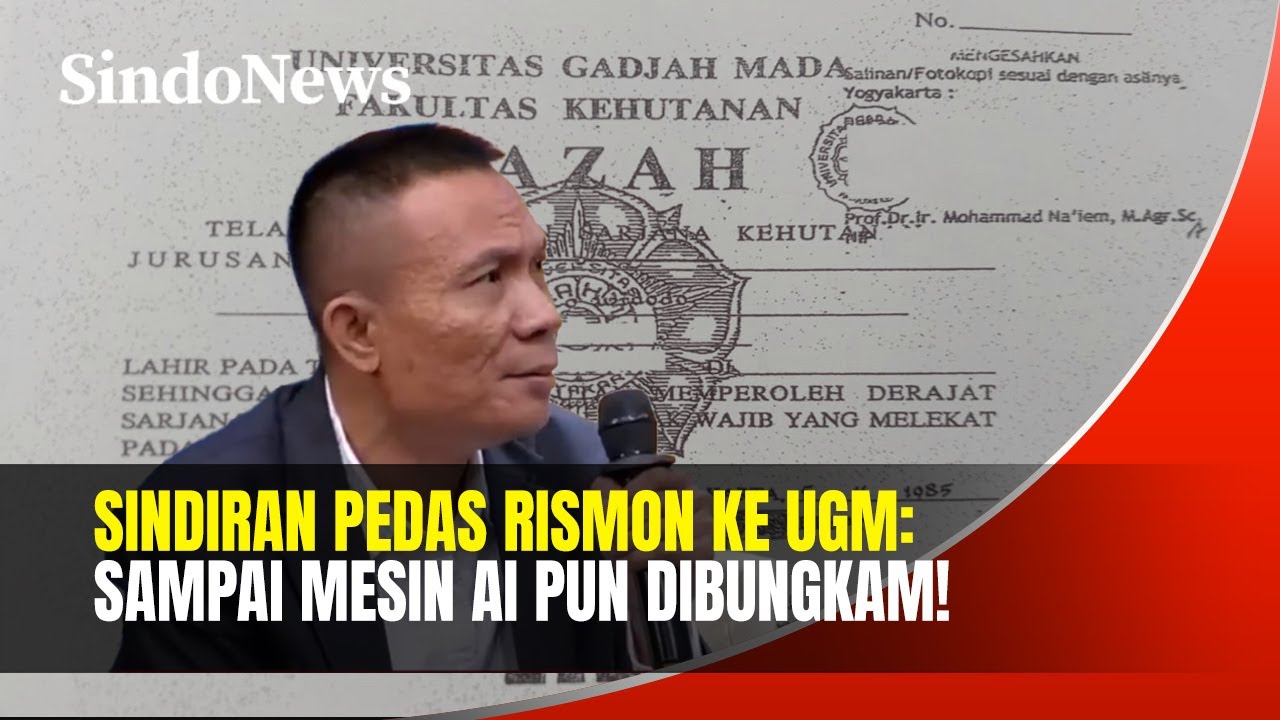 Rismon Sindir UGM Terkait Kasus AI Lisa: Bahkan Mesin Pun Dibungkam! | Rakyat Bersuara