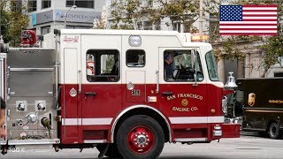 [San Francisco] Fire Engine Responding + Emergency Clips | SFFD & SFPD