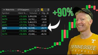 This ThinkorSwim Scanner Found a 90% Gainer LIVE