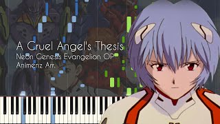 [Animenz Transcription + Sheets] A Cruel Angel's Thesis - Neon Genesis Evangelion OP1
