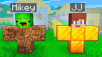 JJ and Mikey: POOR vs RICH Golem Shapeshift Battle in Minecraft - Maizen