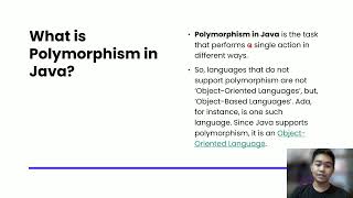 POLYMORPHISM DISCUSSION ABOUT OVERLOADING AND OVERRIDING