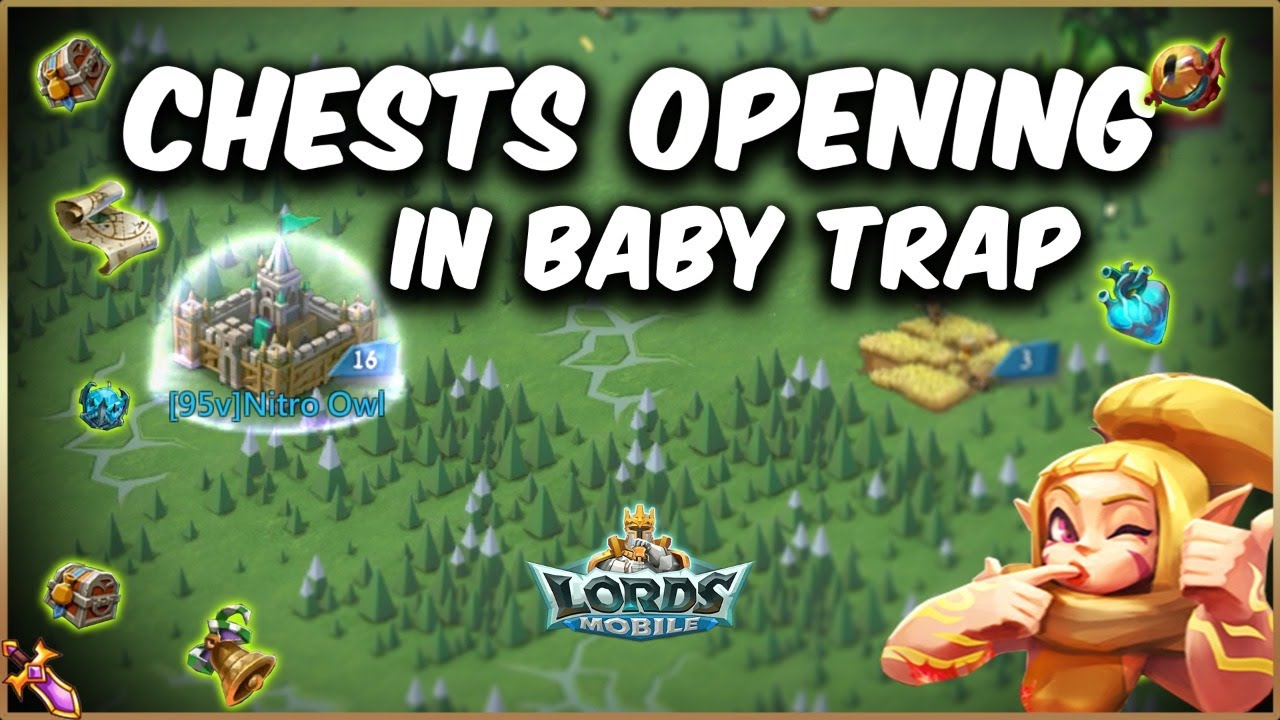 Chests Opening In Baby Trap Account | DROP RATE $ucks ! - Lords Mobile