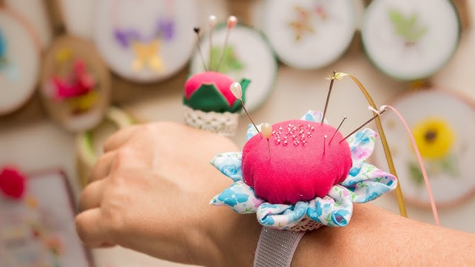 💖 DIY Wrist Pin Cushion with Bottle cap, Pin Holder