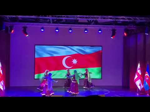 Zəfər Günü - Ceyran ansamblı- Xarı Bülbül rəqsi - Tbilisi, Georgia