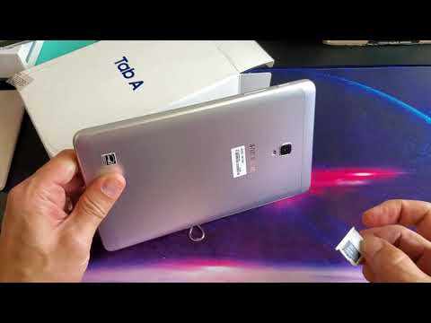 Galaxy Tab A : SD 카드를 올바르게 삽입하는 방법