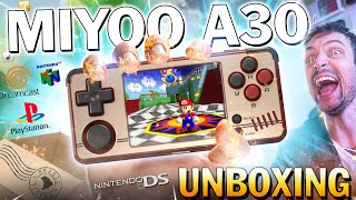 Miyoo A30 CHEGOU ! UNBOXING com GAMEPLAY de N64, PS1, GBA, SNES, SEGA e MAIS !