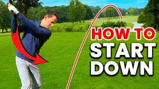 EFFORTLESS GOLF SWING  How to Start the Downswing like a Tour Pro  GAME CHANGER Golf Drill